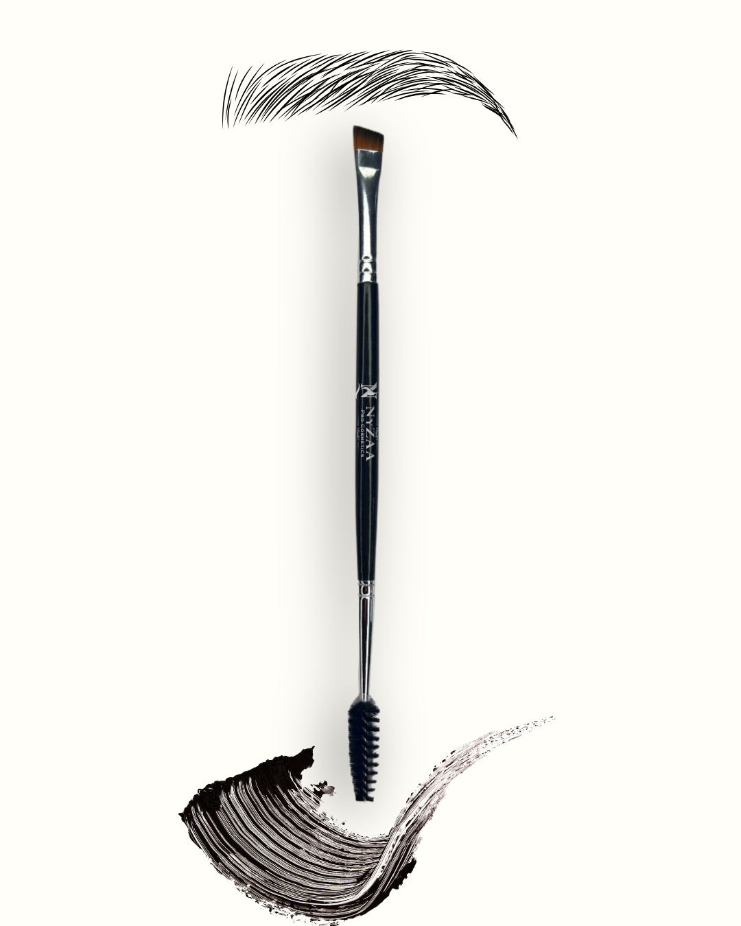 NyZAA Mascara + Eyebrow Brush┃NC-33┃