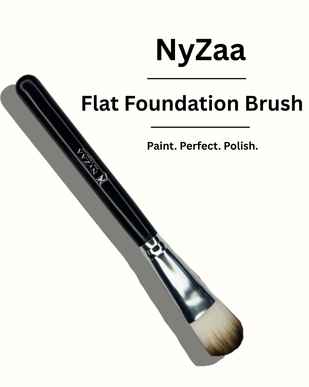 NyZAA Flat Foundation Brush┃NC-12┃