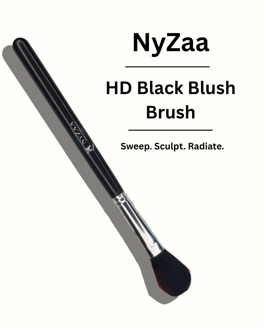 NyZAA HD Black Blush Brush┃NC-14┃