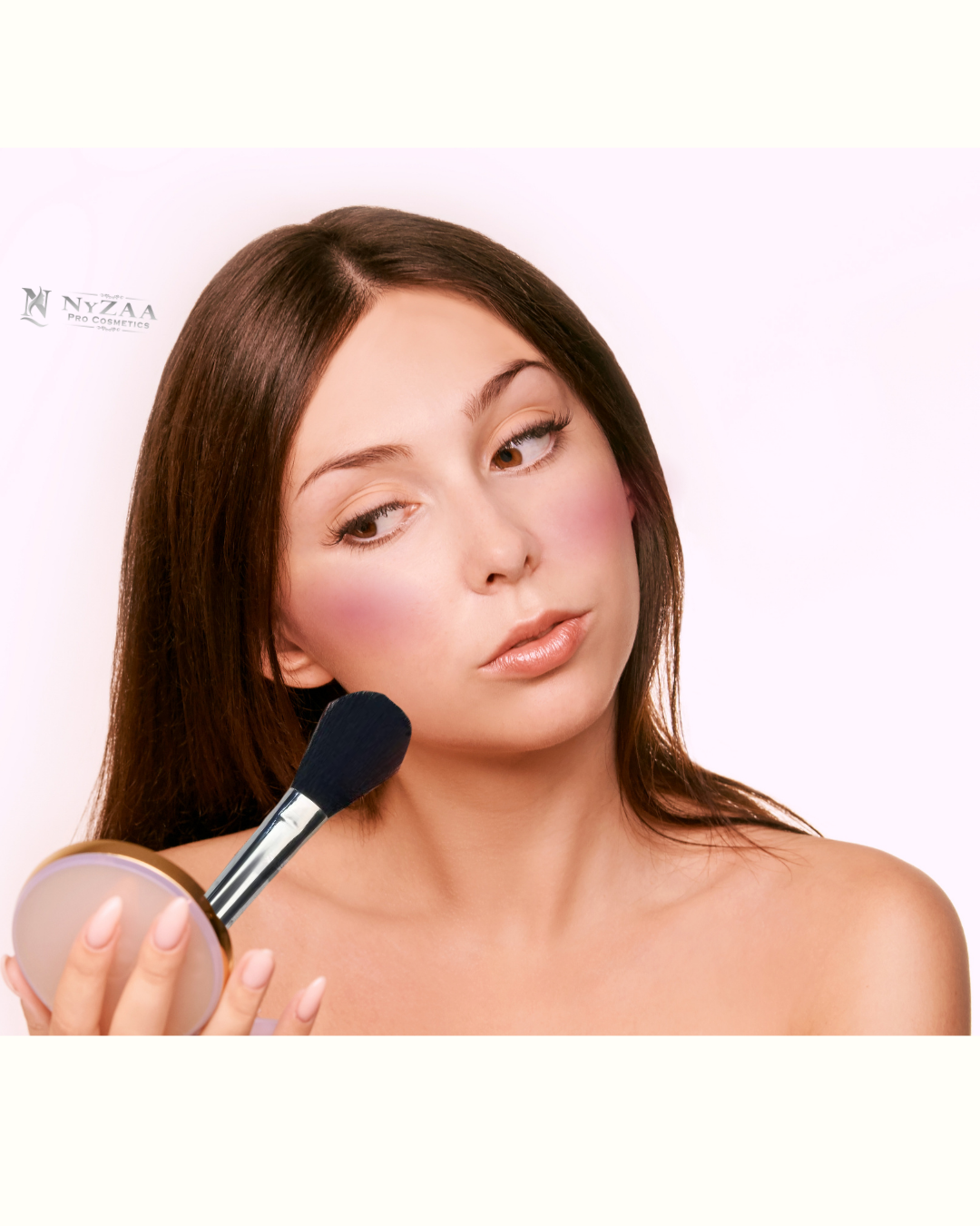 NyZAA HD Black Blush Brush┃NC-14┃