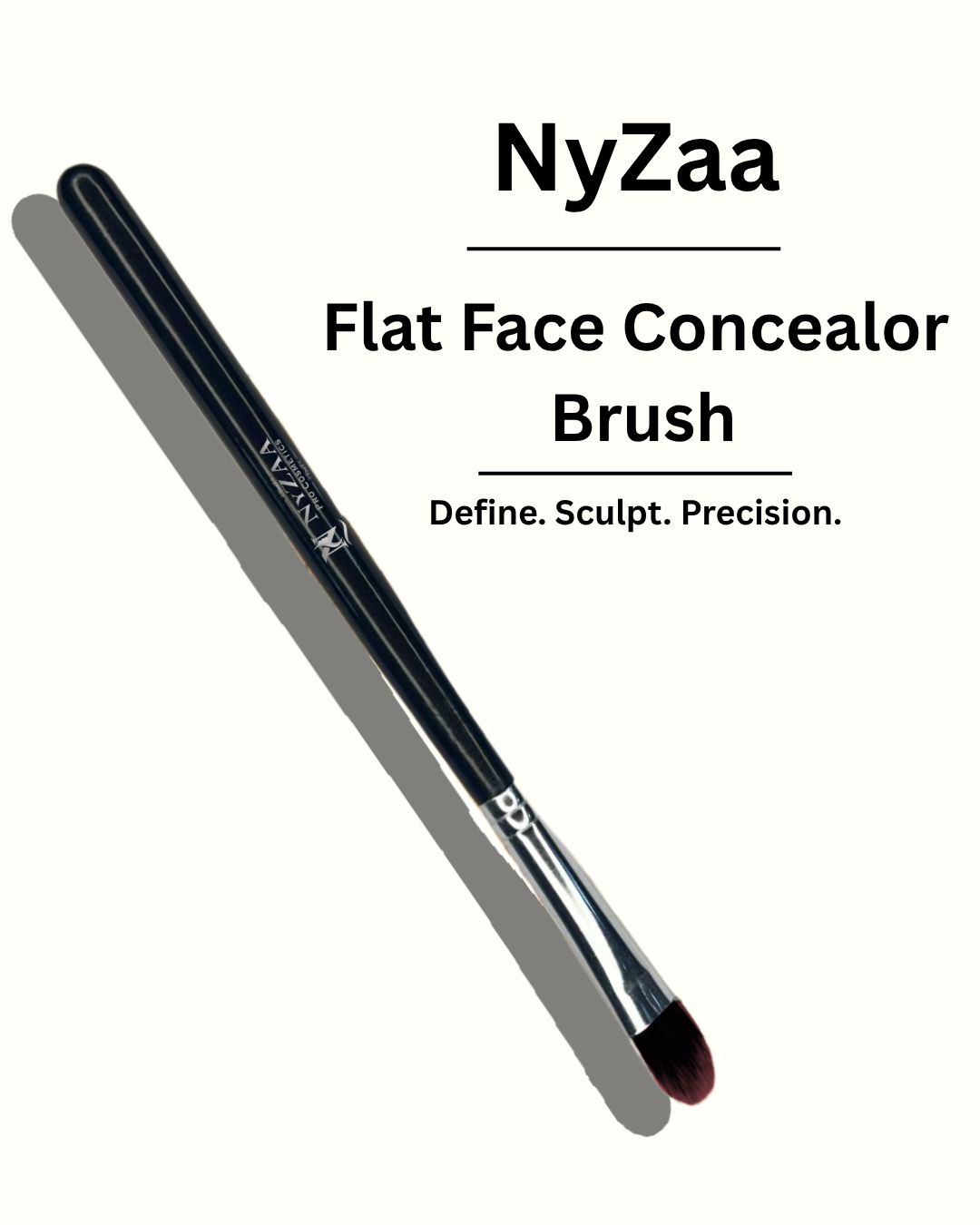 NyZAA Flat Face Concealer Brush┃NC-19┃