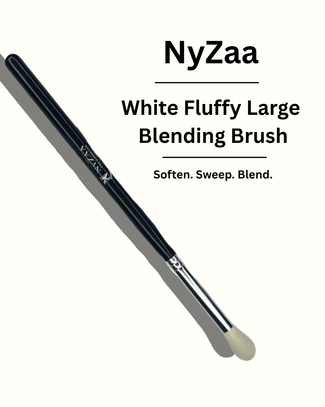 NyZAA White Fluffy Large Blending Brush┃NC-23┃