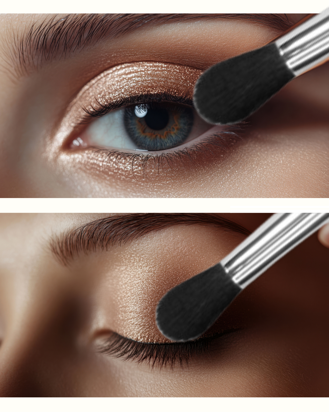 NyZAA Black Medium Blending Brush┃NC-24┃
