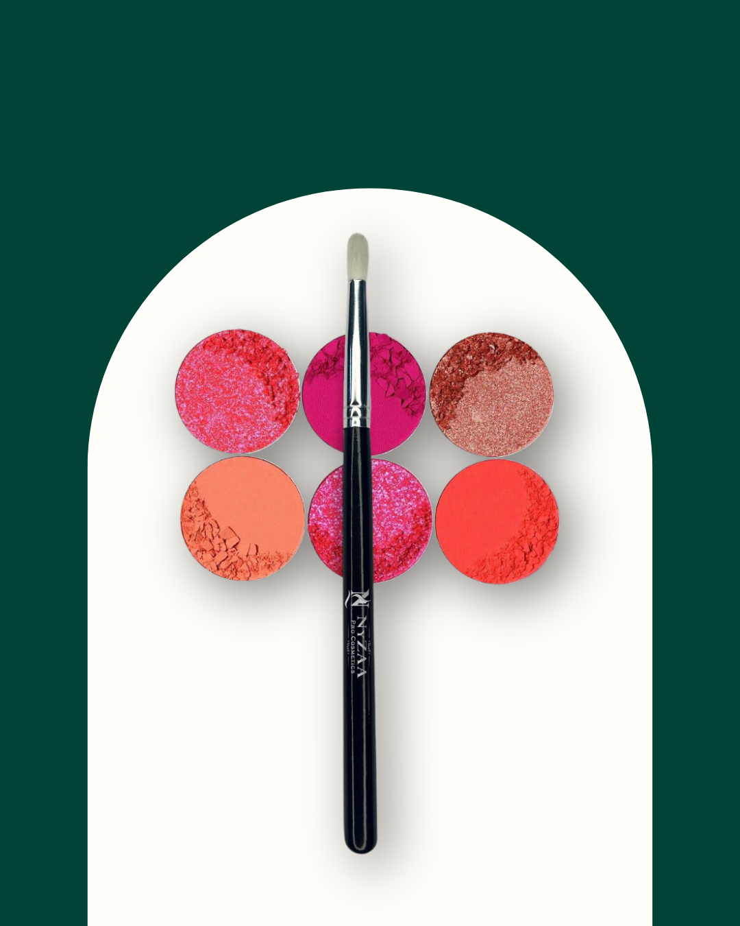 NyZAA White Medium Blending Brush┃NC-25┃