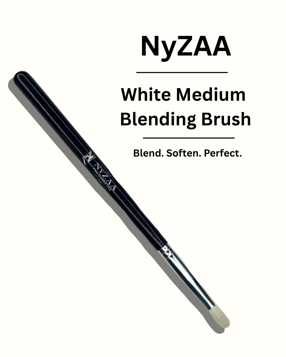 NyZAA White Medium Blending Brush┃NC-25┃