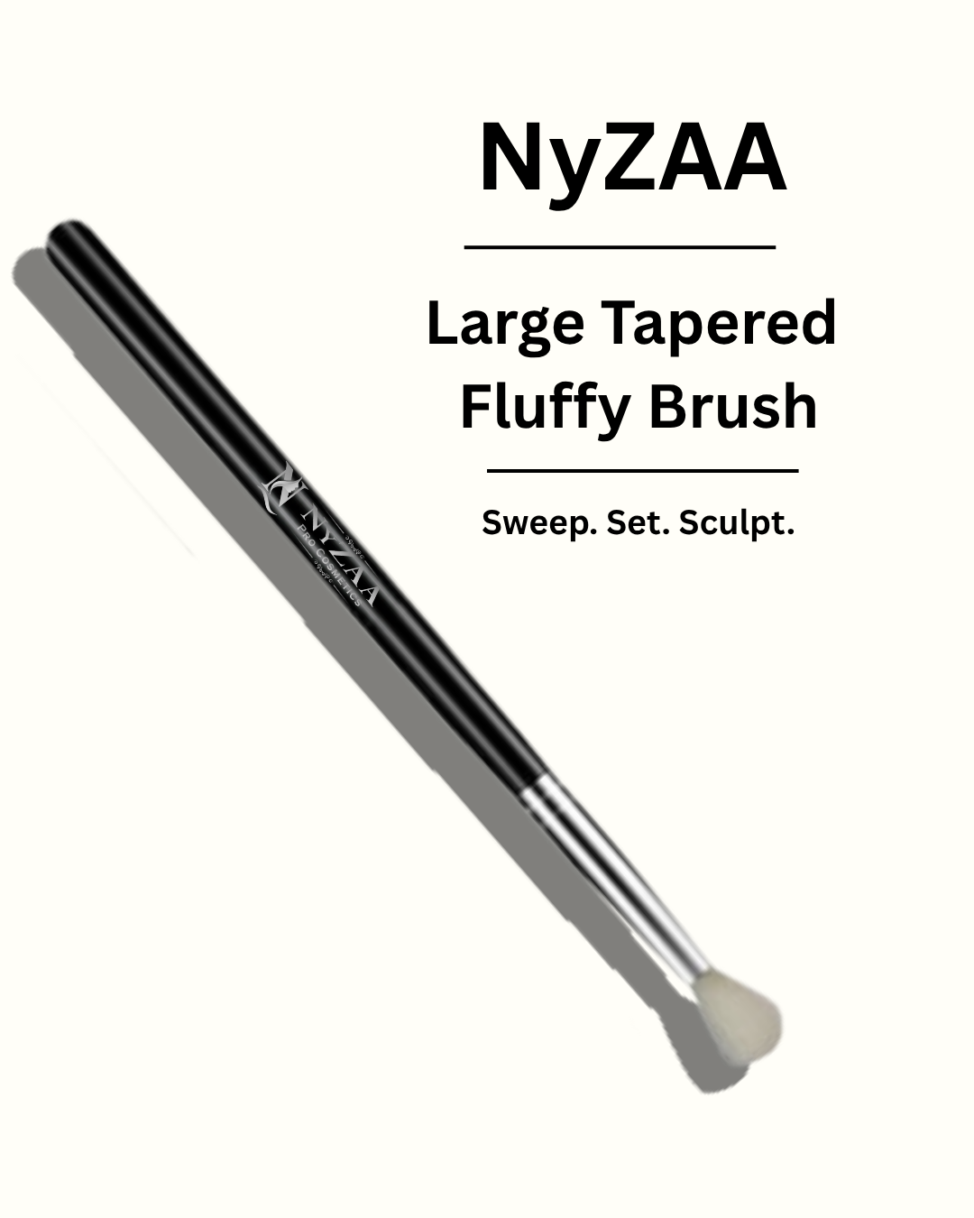 NyZAA Large Tapered Fluffy Brush┃NC-28┃