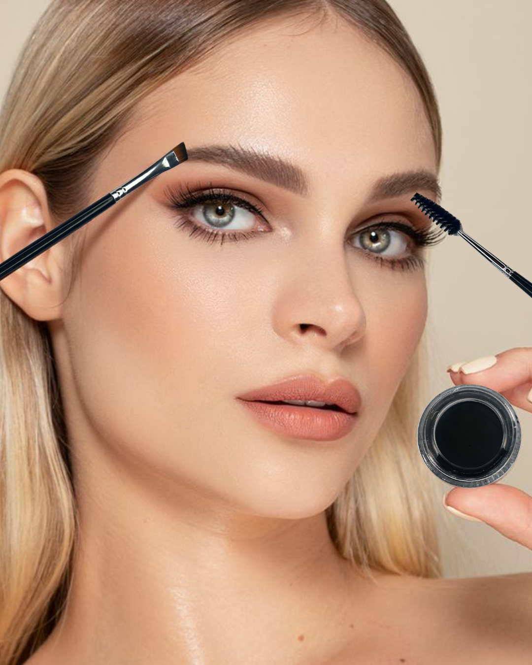 NyZAA Mascara + Eyebrow Brush┃NC-33┃