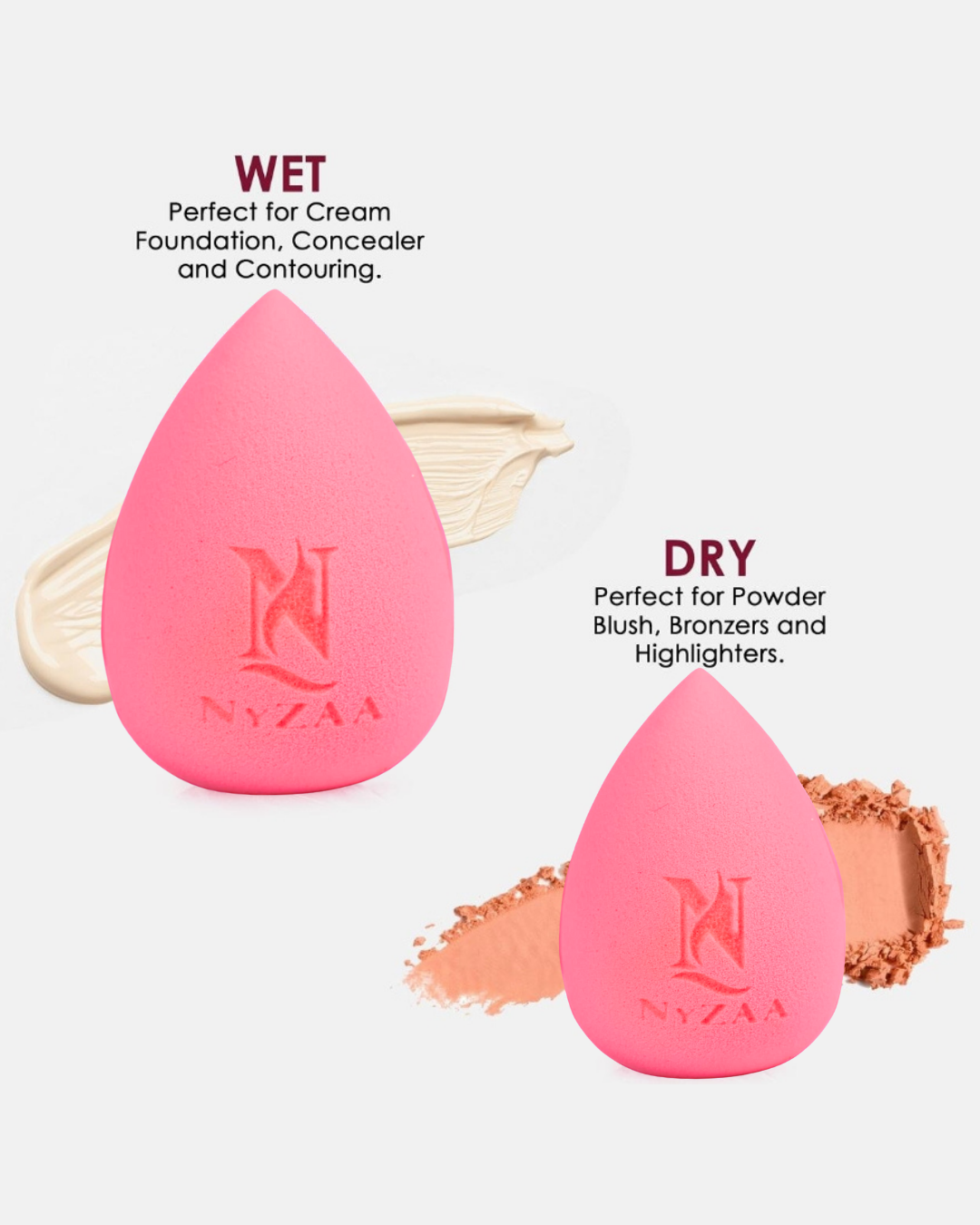 NyZAA Beauty Blender┃Pack of 2┃