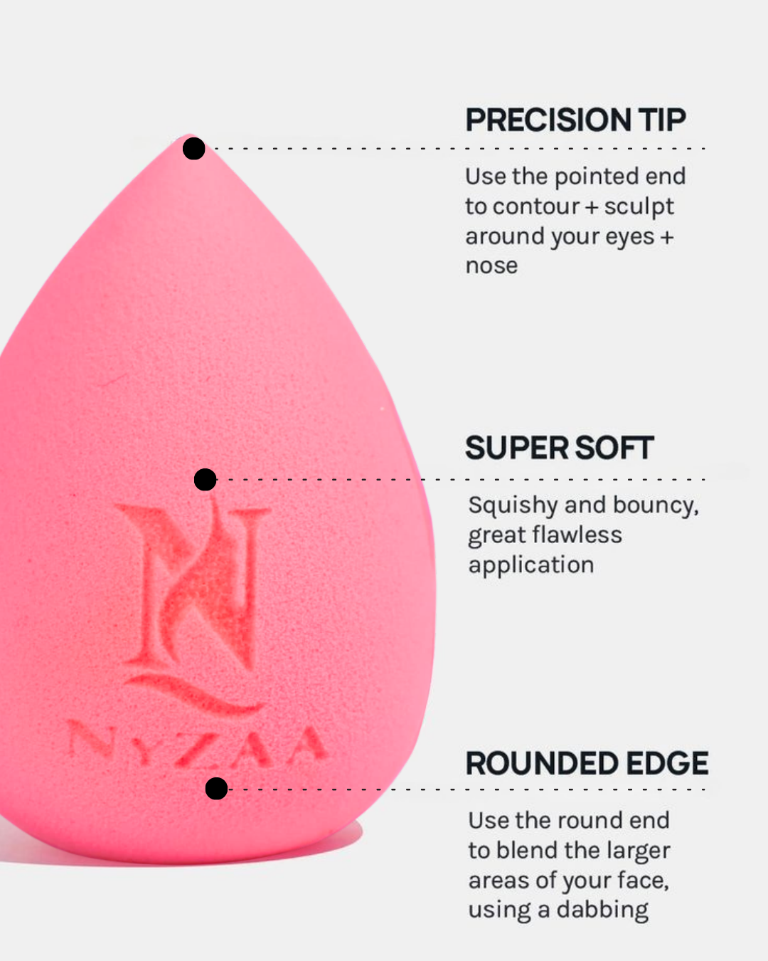 NyZAA Beauty Blender┃Pack of 2┃