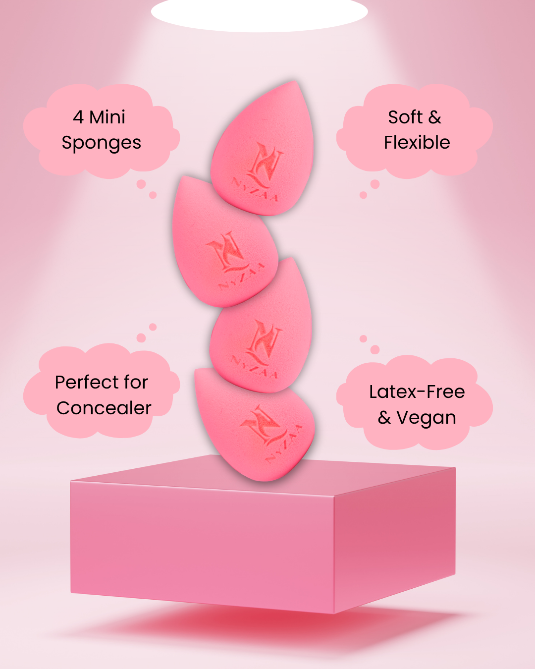 NyZAA MINI Beauty Blender┃Pack of 4┃