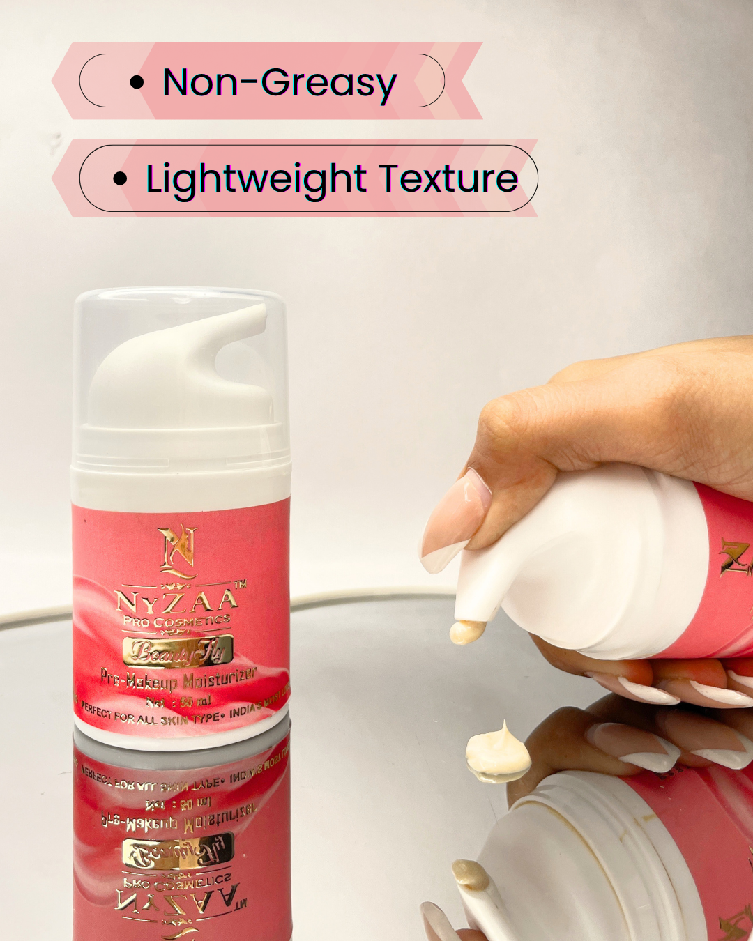 NyZAA Moisturizer + Stippling Brush COMBO
