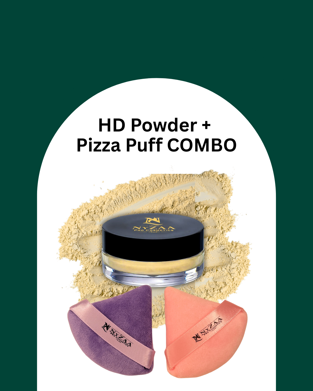 NyZAA HD Powder (Choose any) + Pizza Puff COMBO