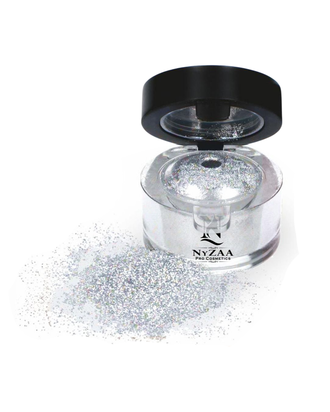 NyZAA Flip Top Glitter (201 - Flash Silver)┃LUXURY SPARKLE┃