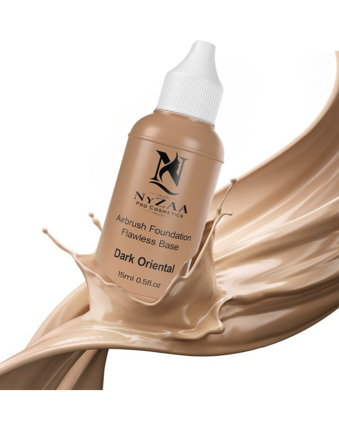 NyZAA AirBrush Liquid Foundation│Dark Oriental for Dark Tone