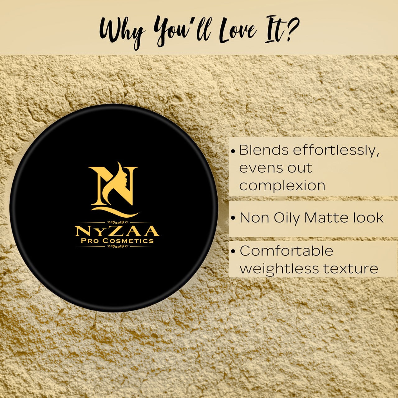 NyZAA HD Banana Powder, Perfect For All Skin Type,