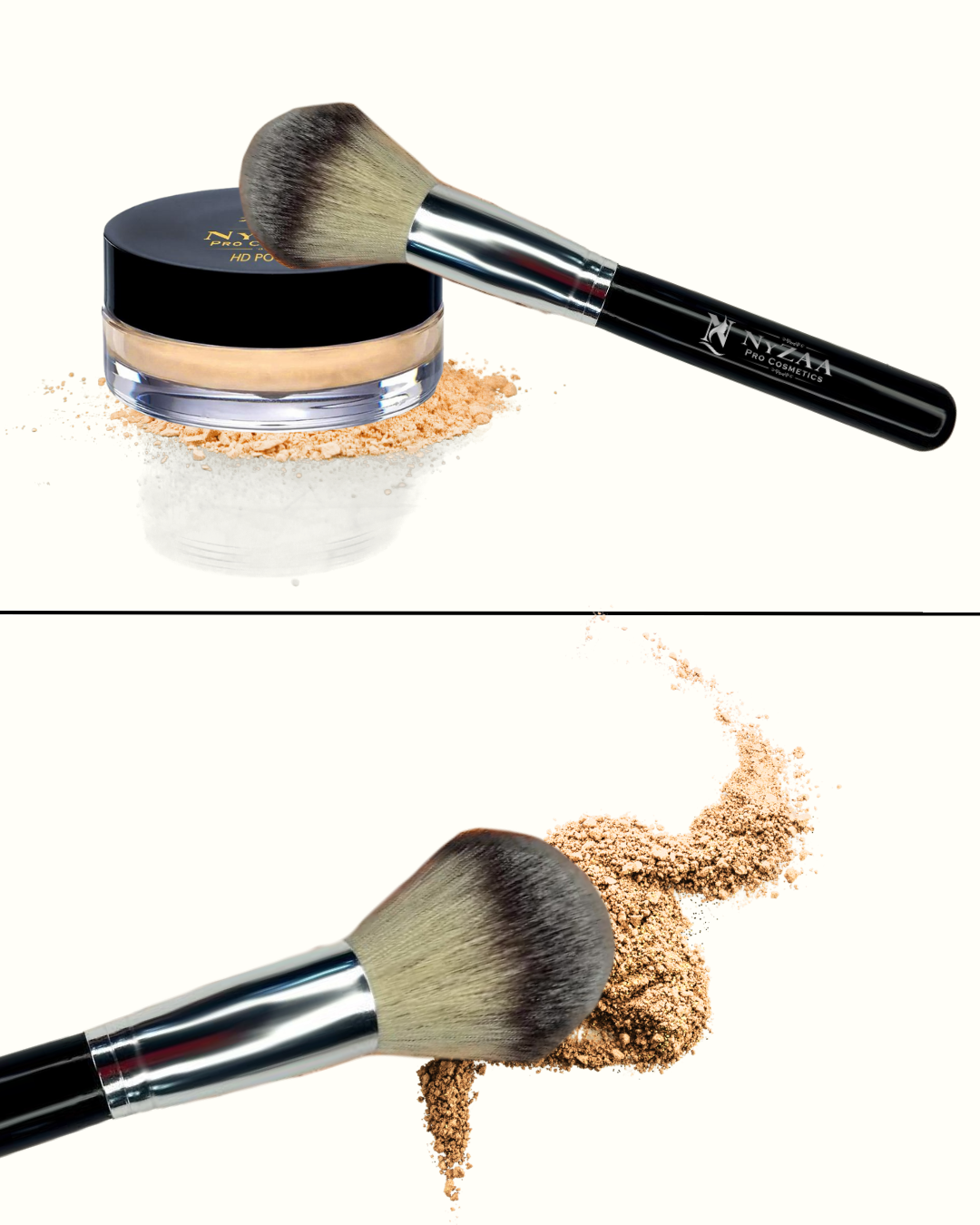 NyZAA Large Round Powder Brush┃NC-01┃
