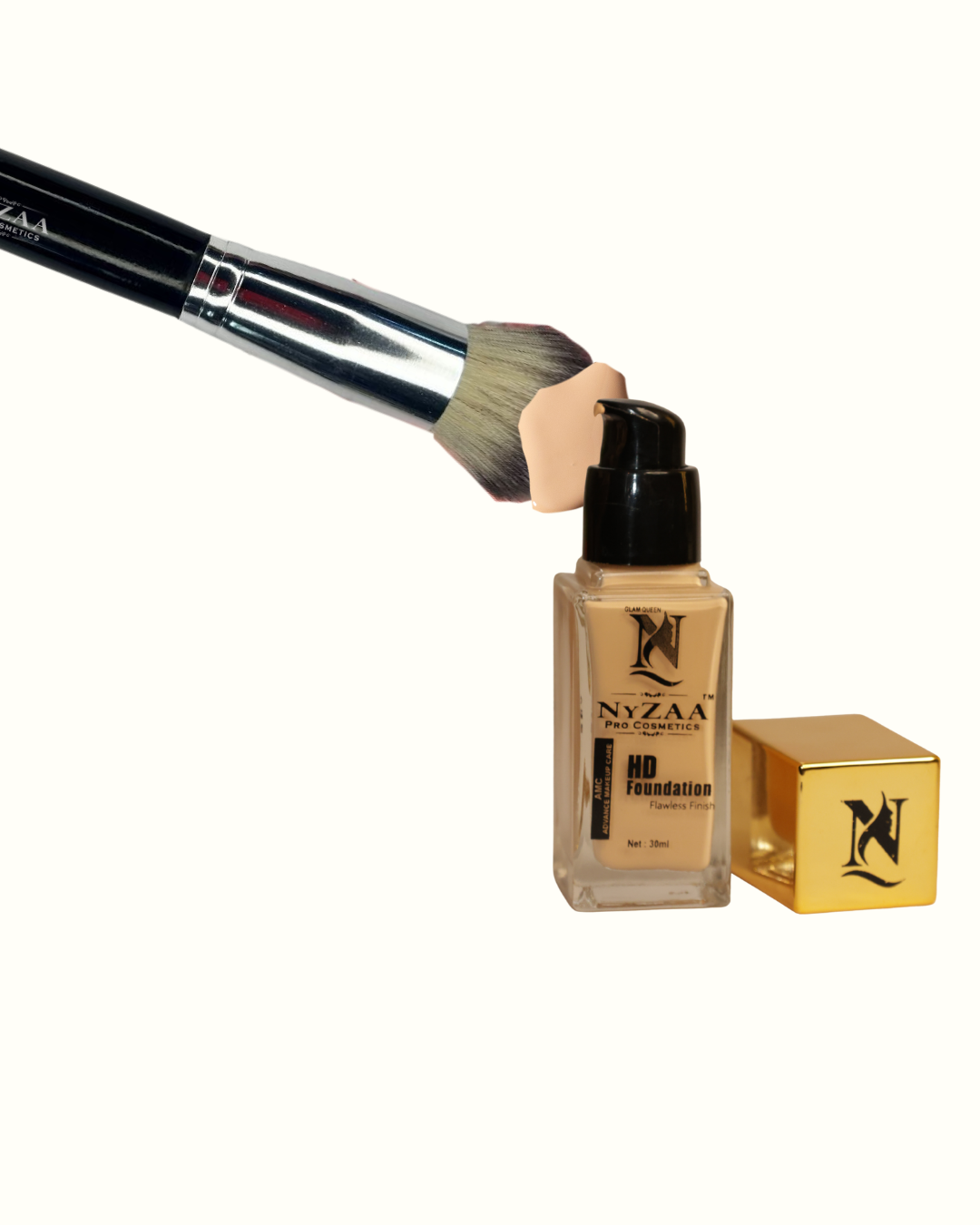NyZAA Large Kabuki Brush┃NC-04┃