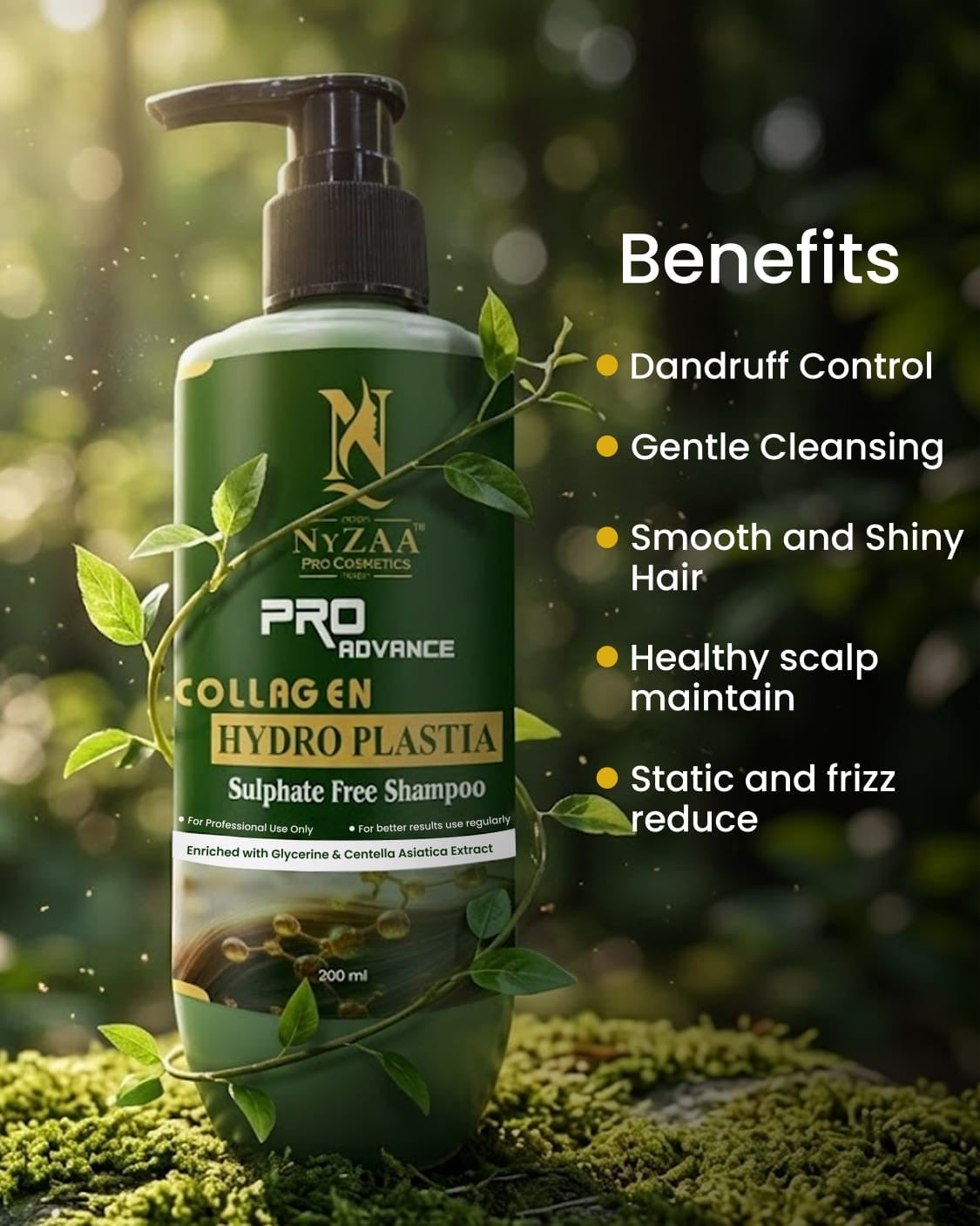 NyZAA Collagen Hydro Plastia Shampoo 200ml ( Home Use)