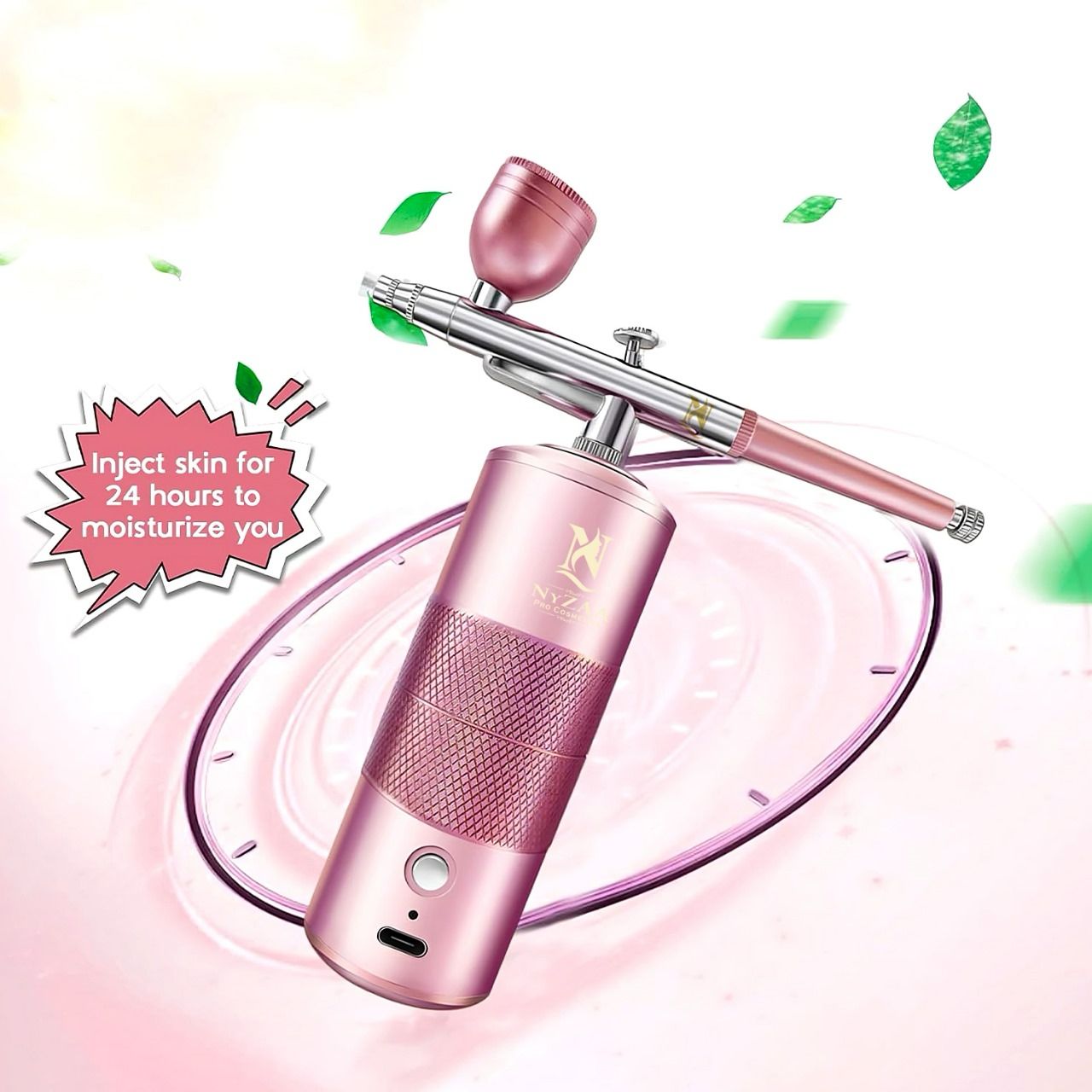 NyZAA Airbrush Machine + Liquid Foundation COMBO