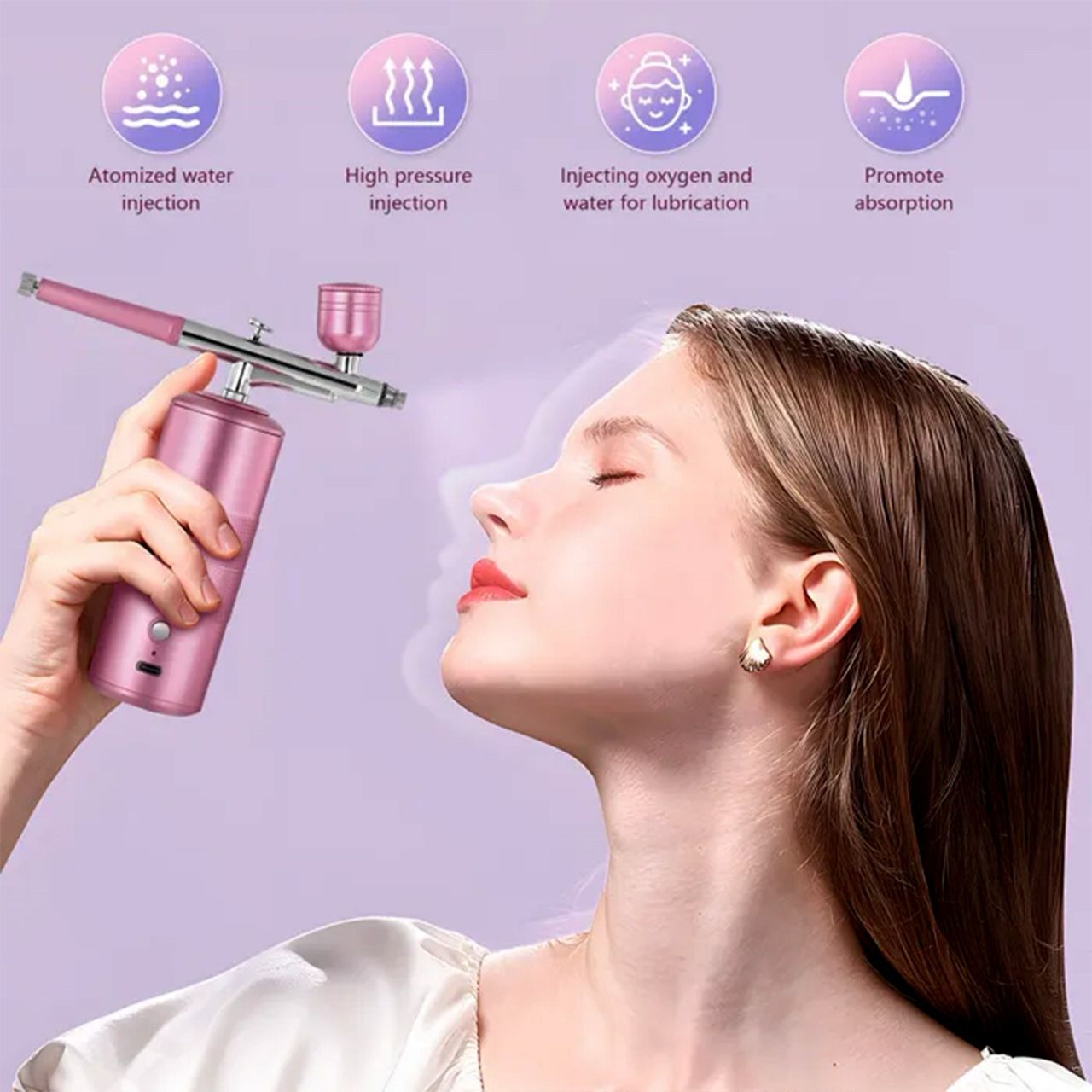 NyZAA Airbrush Machine + Liquid Foundation COMBO