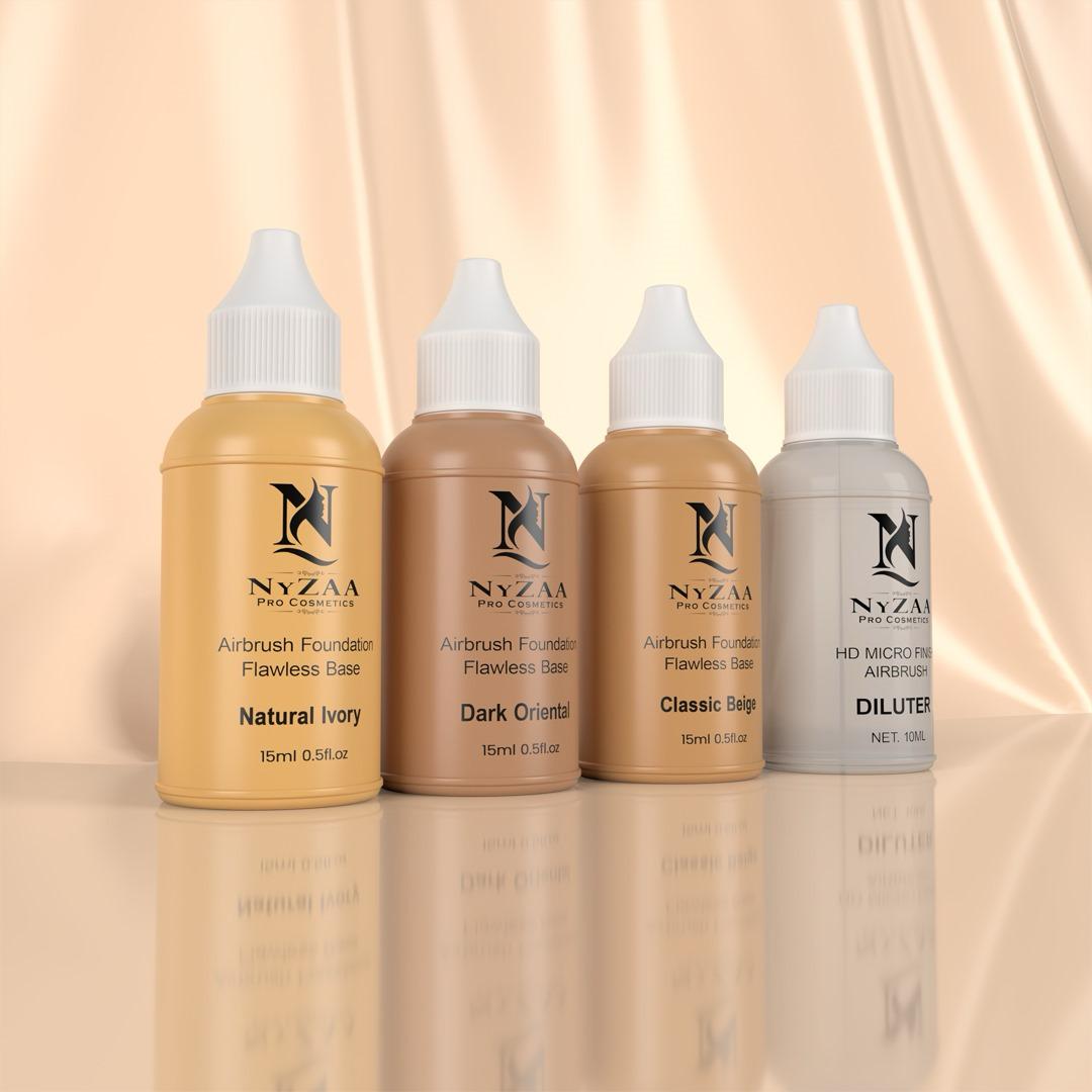 NyZAA Airbrush Machine + Liquid Foundation COMBO