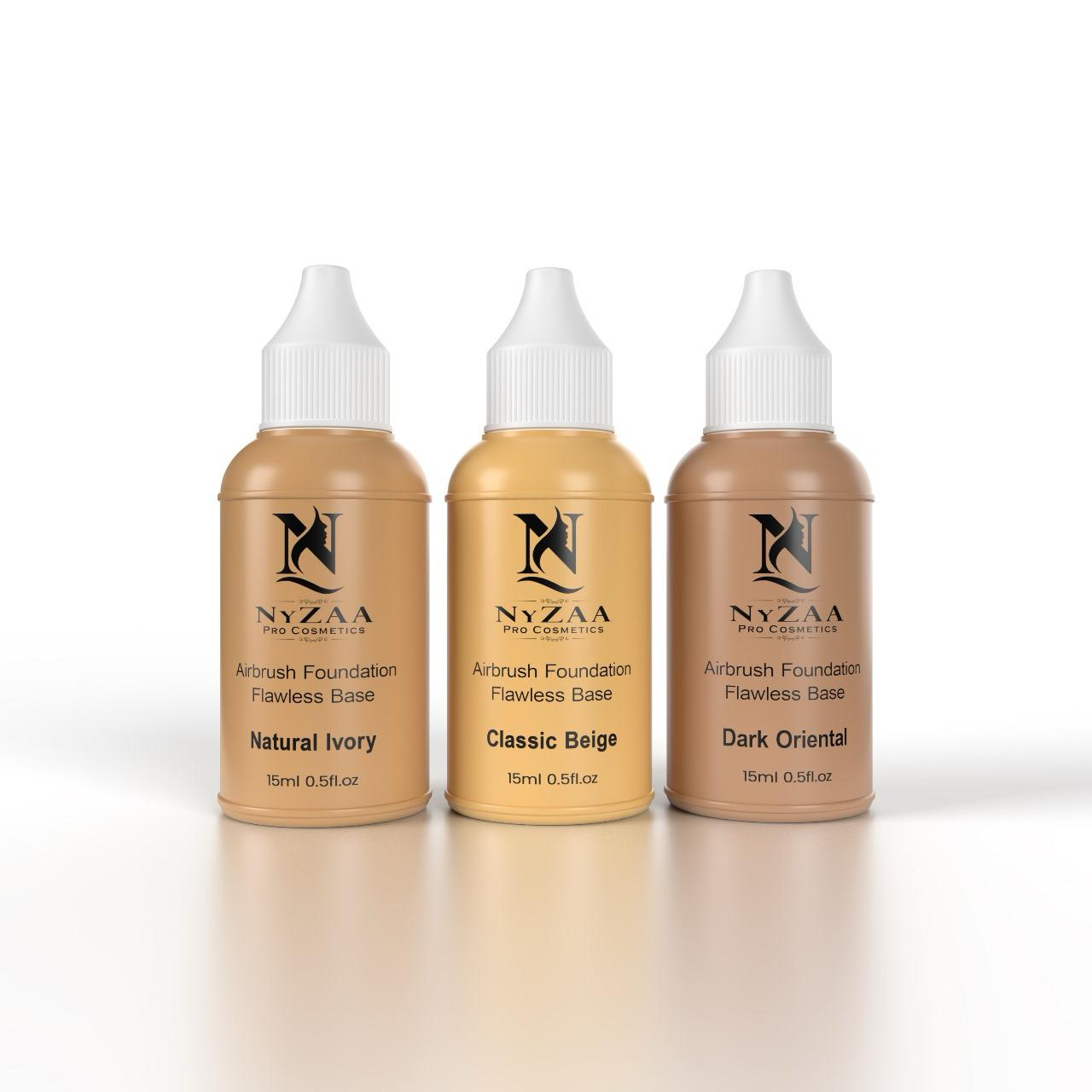 NyZAA Airbrush Machine + Liquid Foundation COMBO