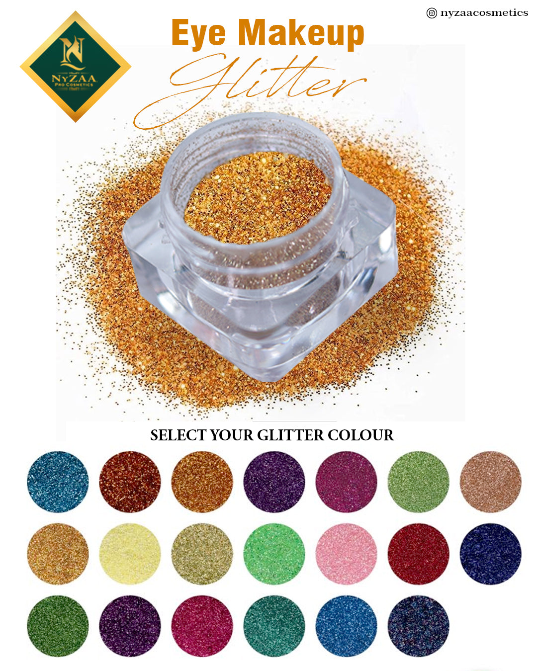 NyZAA HD Glitter in Just 1 Rs,