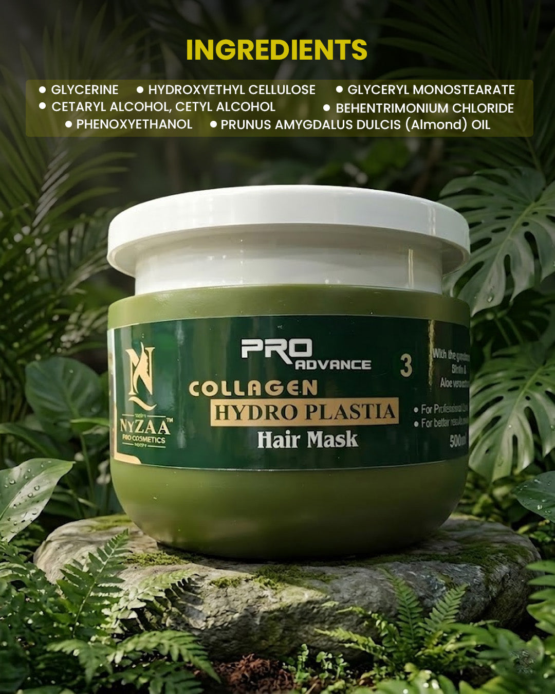 NyZAA Collagen Hydro Plastia Hair Mask 500ML