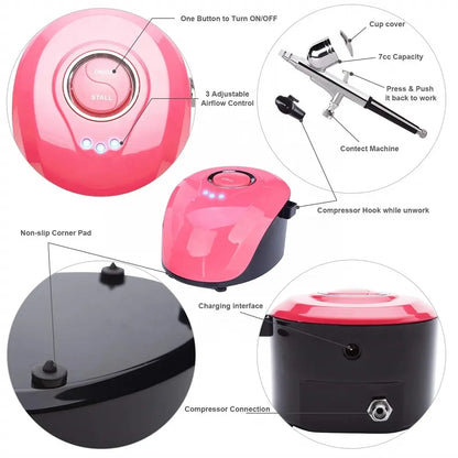 NyZAA Mini Airbrush Machine ( Newly Launch)