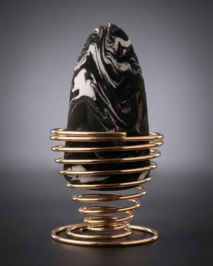 NyZAA Black Marble Blender ( long Shape) 1pc