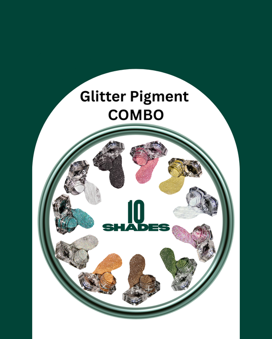 HD Glitter Pigment Combo |10 shades|