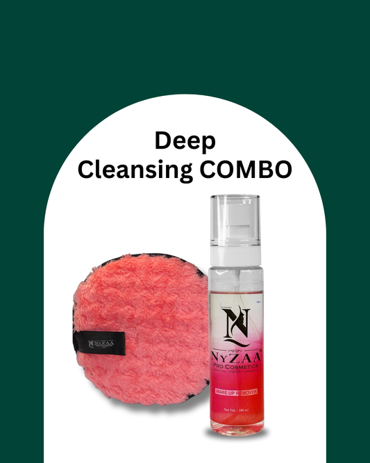 NyZAA Deep Cleansing COMBO (Makeup Remover+Makeup Removing Pad)