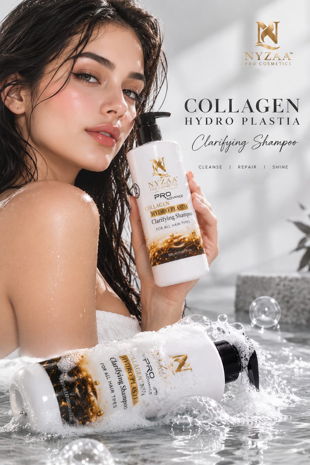 NyZAA Collagen Hydro Plastia Pre-Shampoo 500ml