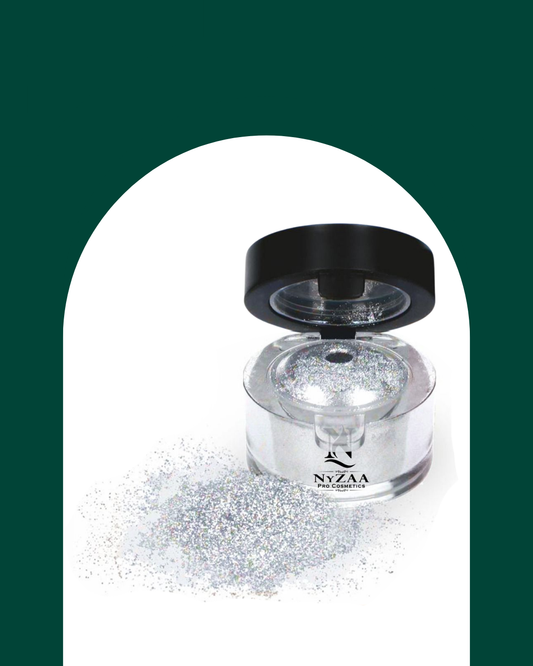 NyZAA Flip Top Glitter (201 - Flash Silver)┃LUXURY SPARKLE┃