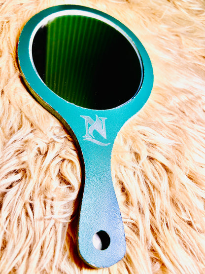 NyZAA EMAAN Hand Mirror Round, Travel Friendly