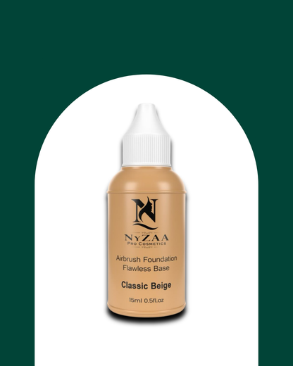 NyZAA AirBrush Liquid Foundation │Classic Beige for Medium Tone