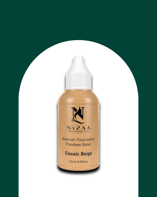 NyZAA AirBrush Liquid Foundation │Classic Beige for Medium Tone