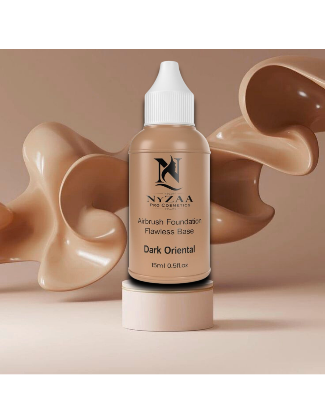 NyZAA AirBrush Liquid Foundation│Dark Oriental for Dark Tone