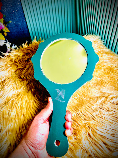 NyZAA Hand Mirror EMAAN ( Luxury & Travel Friendly)