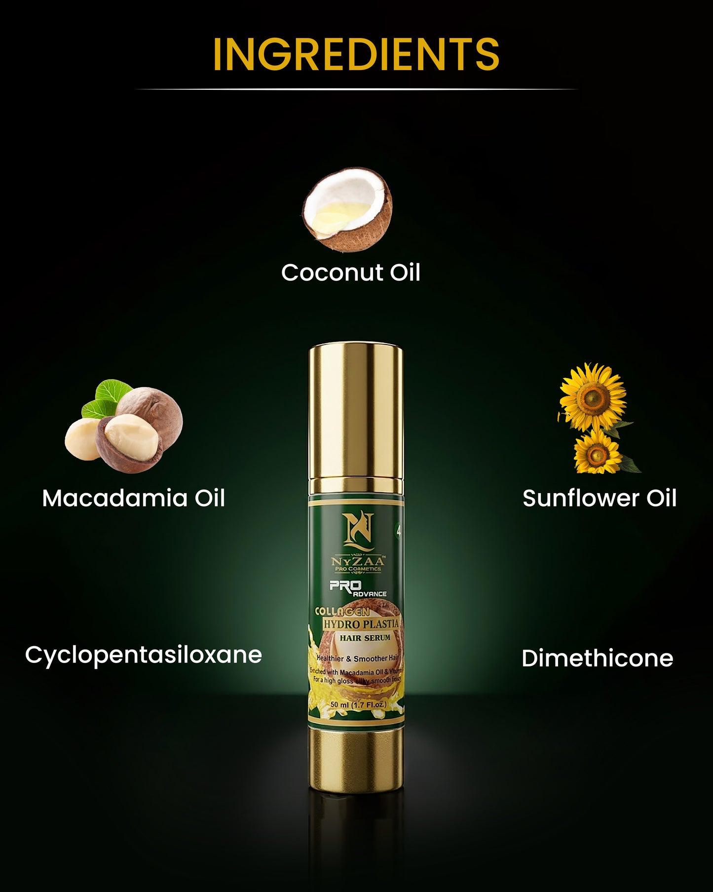 NyZAA Collage HyDRO Plastia Hair Serum | 50ml