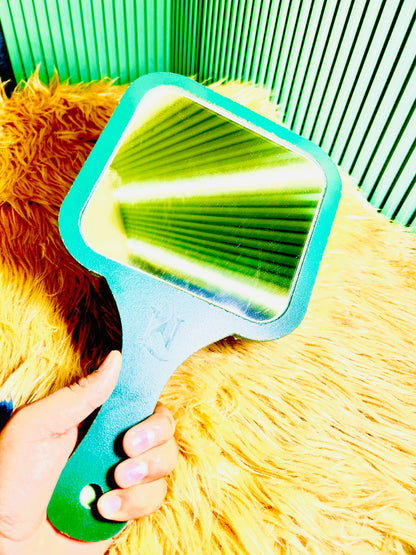 NyZAA EMAAN Hand Mirror Square, Travel Friendly