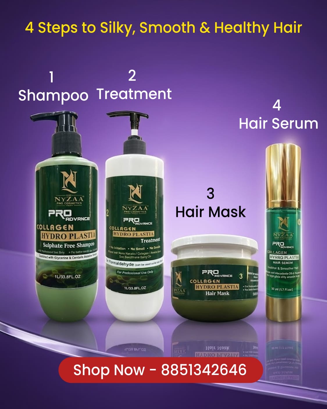 NyZAA Collagen HYDRO PLASTIA Treatment Combo,