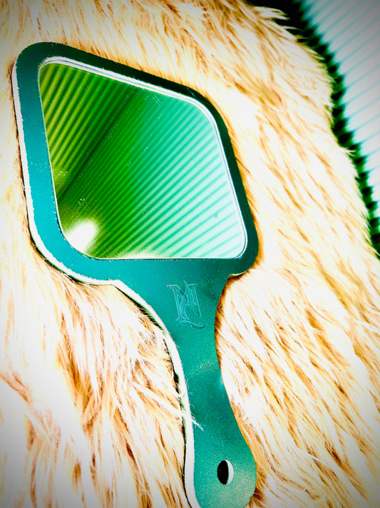 NyZAA EMAAN Hand Mirror Square, Travel Friendly