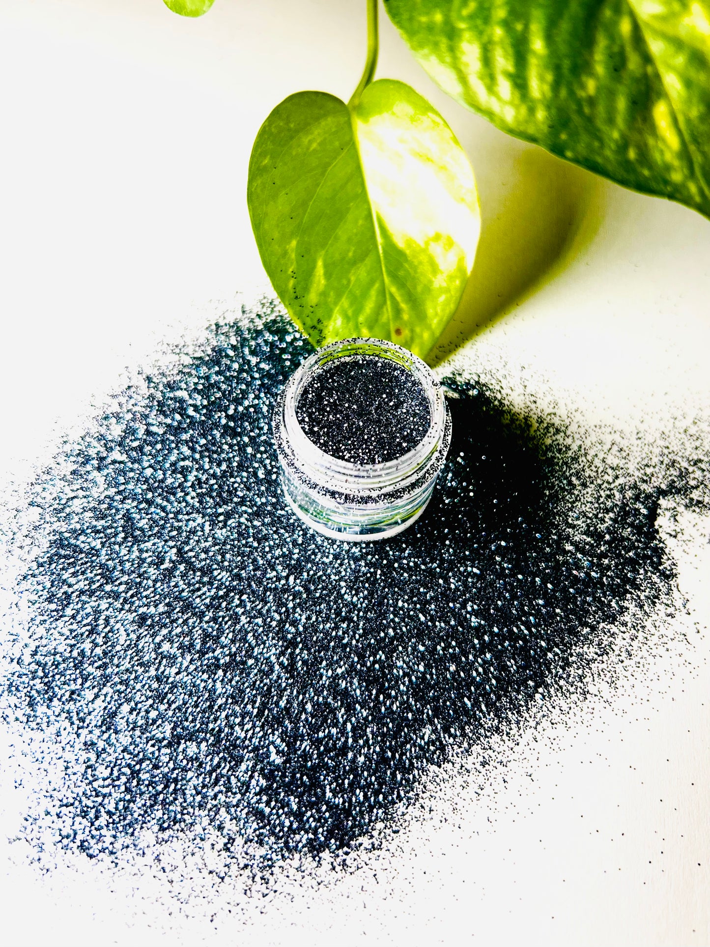 NyZAA Black Smokey Glitter Nc-G45, High Quality Pigmented