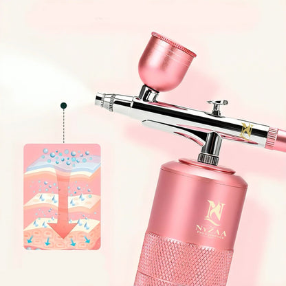 NyZAA Airbrush Machine + Liquid Foundation COMBO