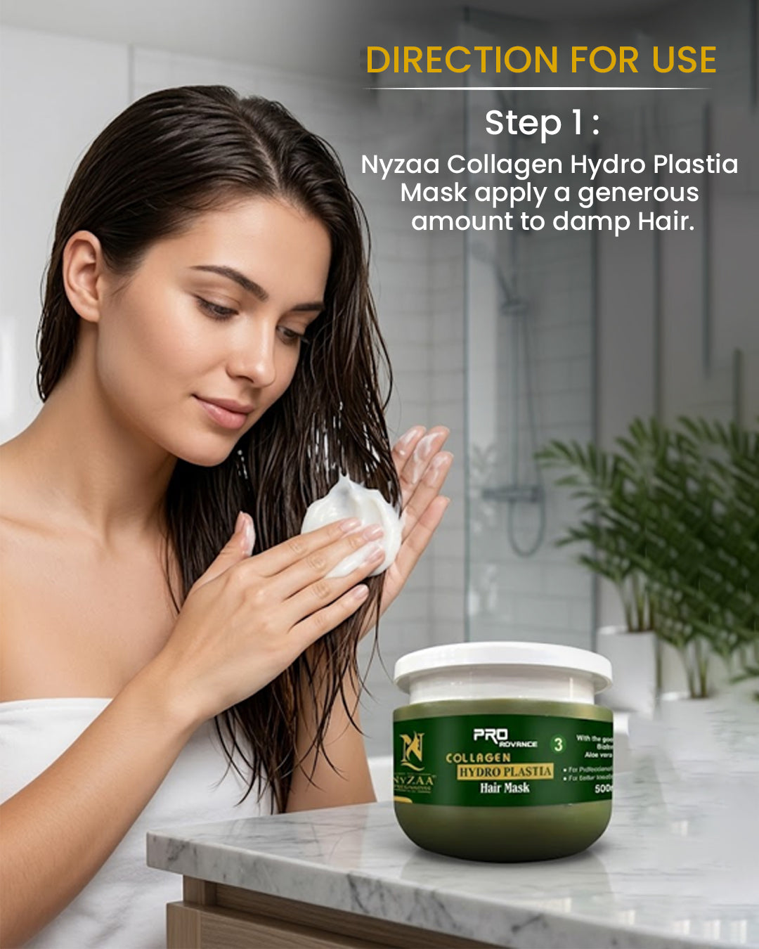 NyZAA Collagen Hydro Plastia Hair Mask 500ML